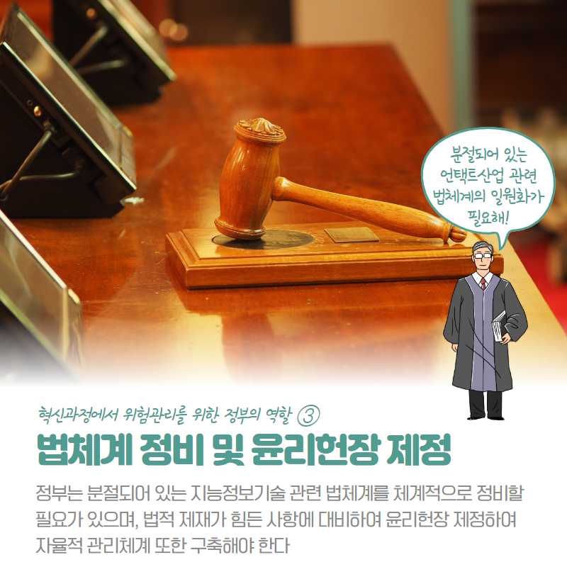 정부의 역할3. 법체계 정비 및 윤리헌장 제정