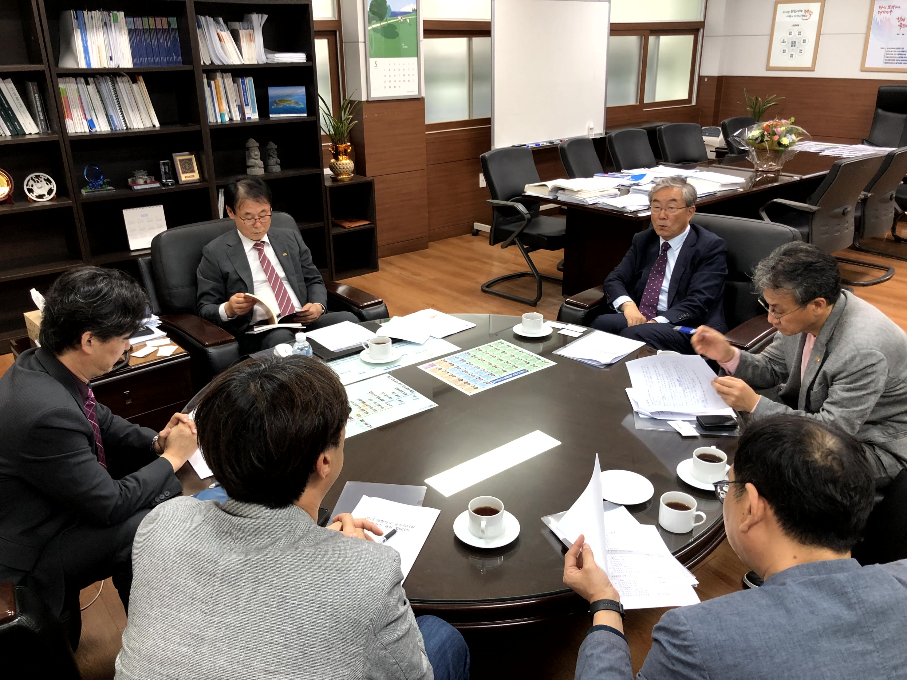 최상한 원장, 제주도청 등 협력기관 방문